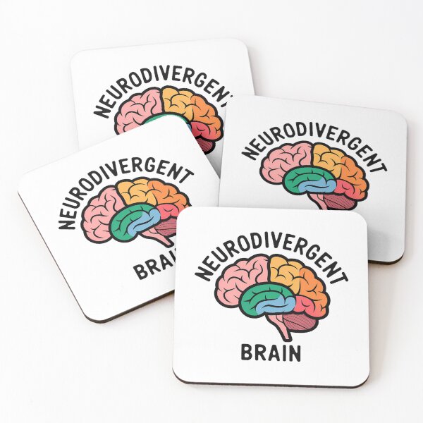 Item preview, Express Your Unique Perspective with Neurodivergent Brain Art designed and sold by WatermelonPink.