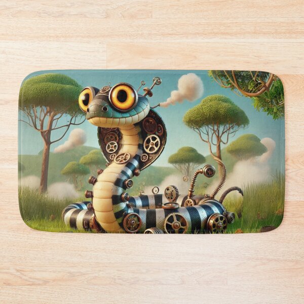 Item preview, Steampunk Tasmanian Tiger Snake designed and sold by Sillytoe.
