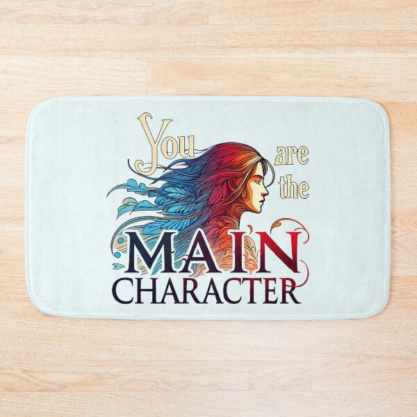 Item preview, You Are the Main Character, typography designed and sold by maxmaj.