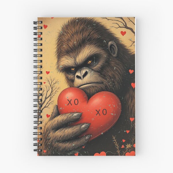Item preview, Bigfoot Valentines Day Sasquatch XOXO designed and sold by SStarDesigns.