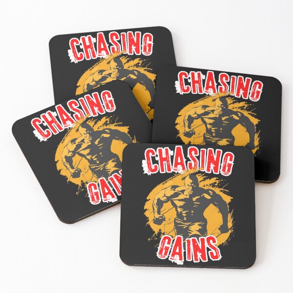 Item preview, Gym quotes - Chasing Gains designed and sold by SplashPixel.