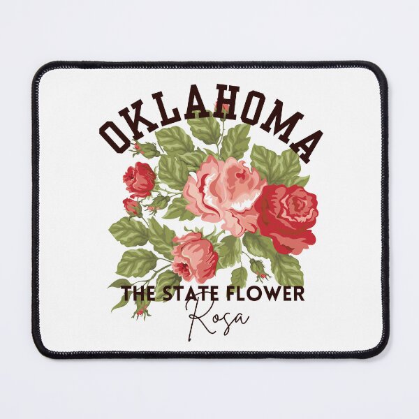 Item preview, Oklahoma State Flower Rosa Classic T-shirt Sticker designed and sold by ThinkNature!.