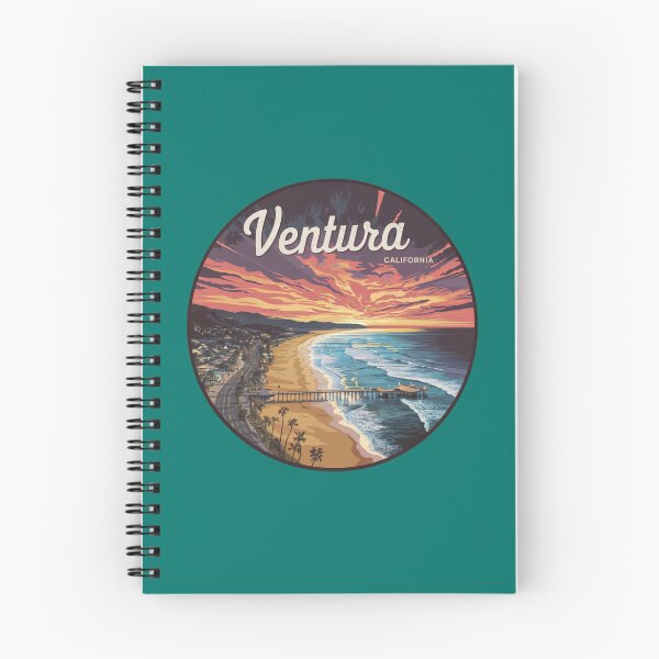 Item preview, Ventura, California - Vintage Aerial View designed and sold by CircinusStore.