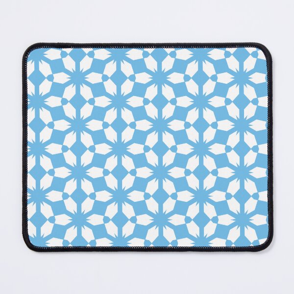 Item preview, Minimalist Honeycomb Sky Blue And White designed and sold by Lisetta Collection.