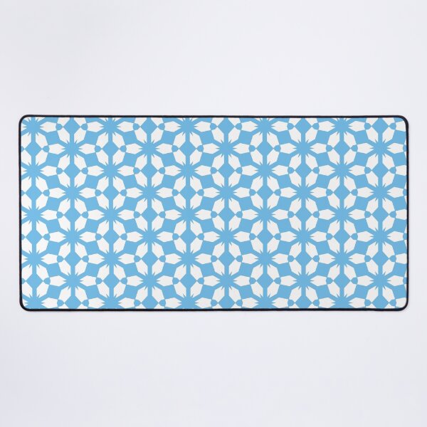 Item preview, Minimalist Honeycomb Sky Blue And White designed and sold by Lisetta Collection.