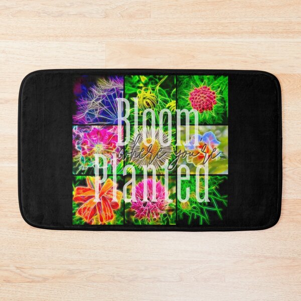 Item preview, 3x3 Grid Design - Bloom where you're Planted designed and sold by nature. electrified..