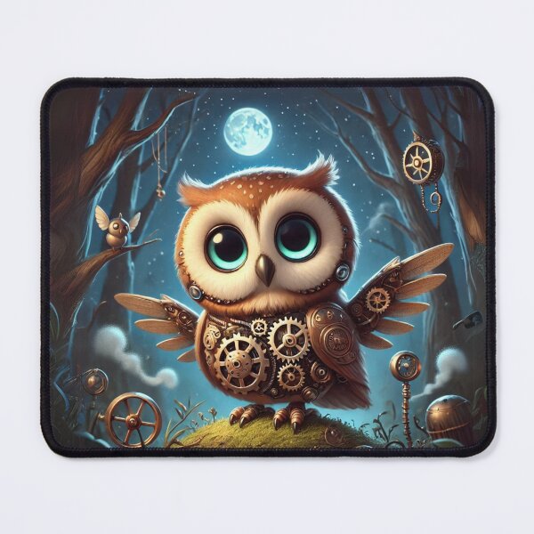 Item preview, Steampunk Tawny Owl designed and sold by Sillytoe.