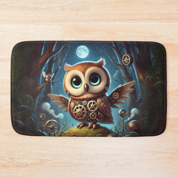 Item preview, Steampunk Tawny Owl designed and sold by Sillytoe.
