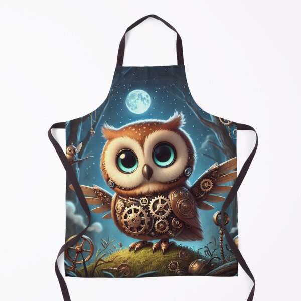 Item preview, Steampunk Tawny Owl designed and sold by Sillytoe.