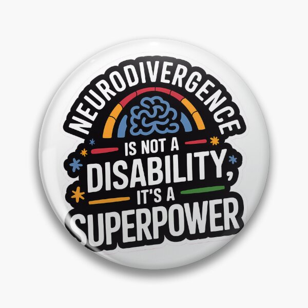 Item preview, Vibrant 'Neurodivergence is a Superpower' Design for Stickers, Apparel, and More designed and sold by WatermelonPink.