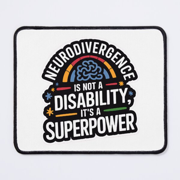 Item preview, Vibrant 'Neurodivergence is a Superpower' Design for Stickers, Apparel, and More designed and sold by WatermelonPink.