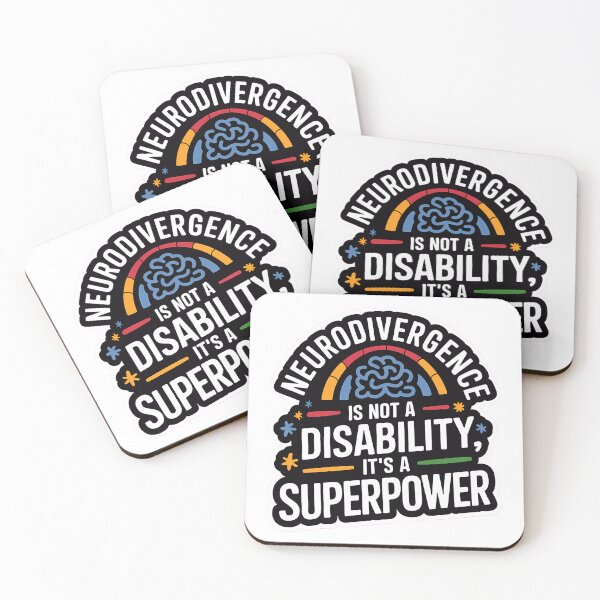Item preview, Vibrant 'Neurodivergence is a Superpower' Design for Stickers, Apparel, and More designed and sold by WatermelonPink.