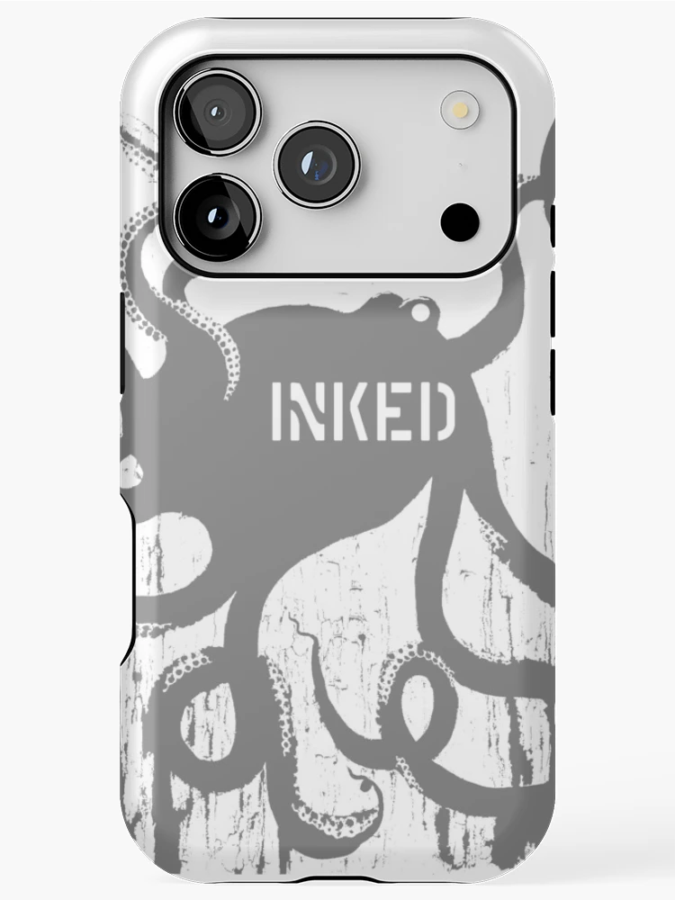 Thumbnail 1 of 4, iPhone Case, Inked Octopus designed and sold by Rafiwashere.