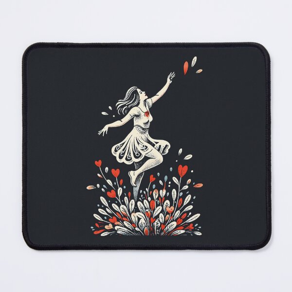 Item preview, Dancing among the flowers, Woman designed and sold by BestRebel.