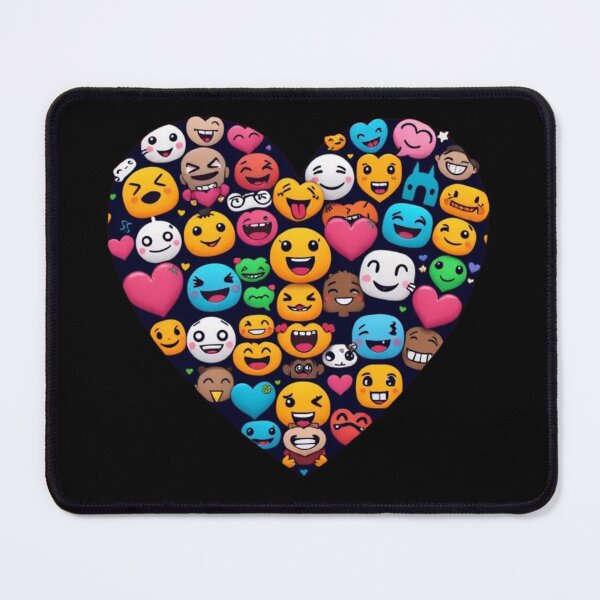 Item preview, Heart Meme Smile Emojis Icons Funny Humor designed and sold by Kia Blaze.