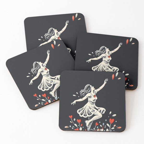 Item preview, Dancing among the flowers, Woman designed and sold by BestRebel.