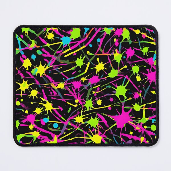 Item preview, Neon paint splatter print designed and sold by NicMacTees.
