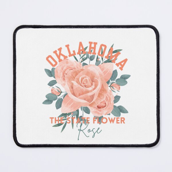 Item preview, Oklahoma State Flower Rosa Classic T-shirt Sticker designed and sold by ThinkNature!.
