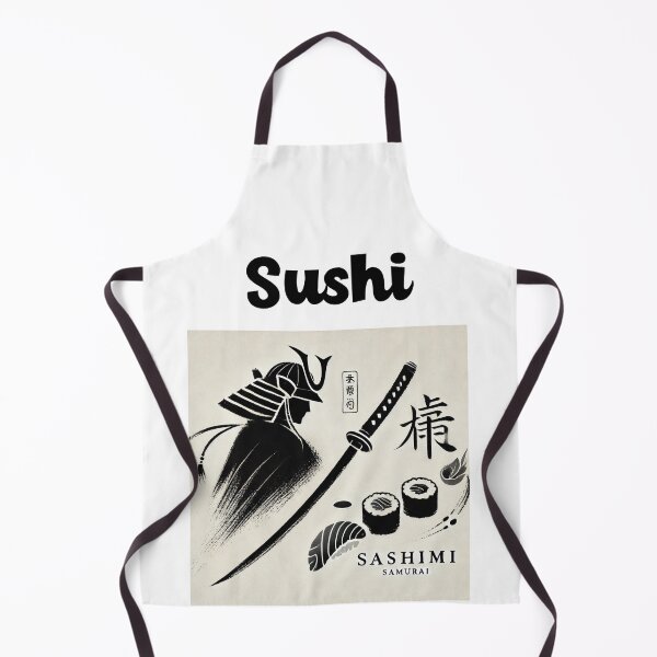 Item preview, Sushi Sashimi Samurai Japanese Food designed and sold by WearitToday.