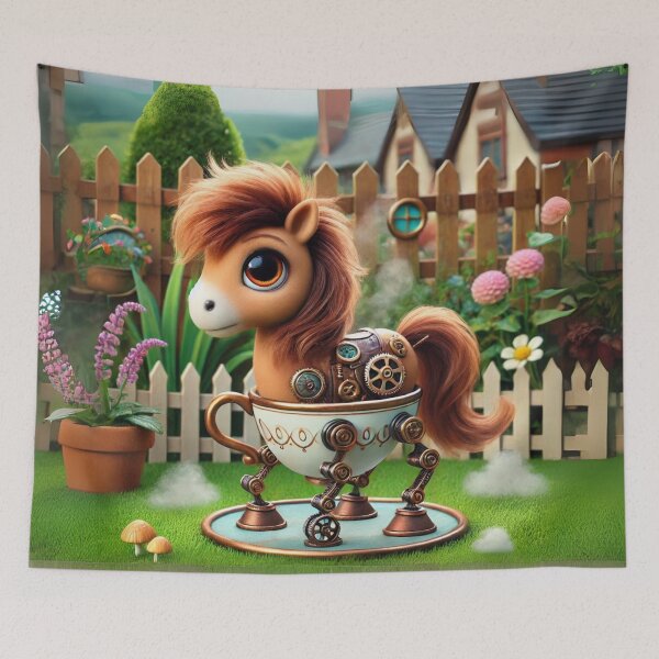 Item preview, Steampunk Teacup Miniature Horse designed and sold by Sillytoe.
