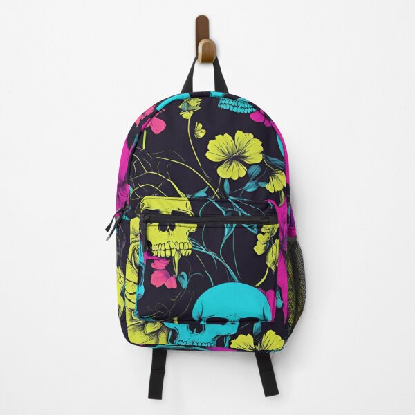 Item preview, Neon Roses and Skulls designed and sold by NicMacTees.