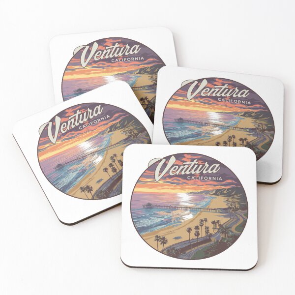 Item preview, Ventura, California - Sunset Pier Vibes designed and sold by CircinusStore.