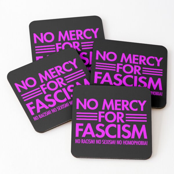 Item preview, NO MERCY FOR FASCISM - No Racism - No Sexism - No homophobia - violet designed and sold by Thelittlelord.