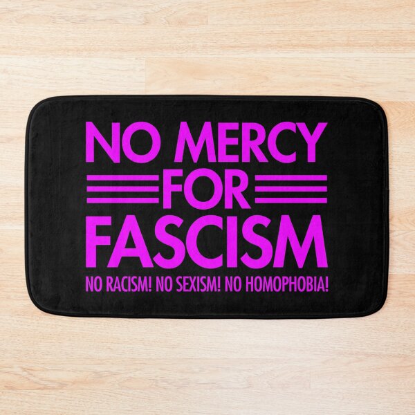 Item preview, NO MERCY FOR FASCISM - No Racism - No Sexism - No homophobia - violet designed and sold by Thelittlelord.