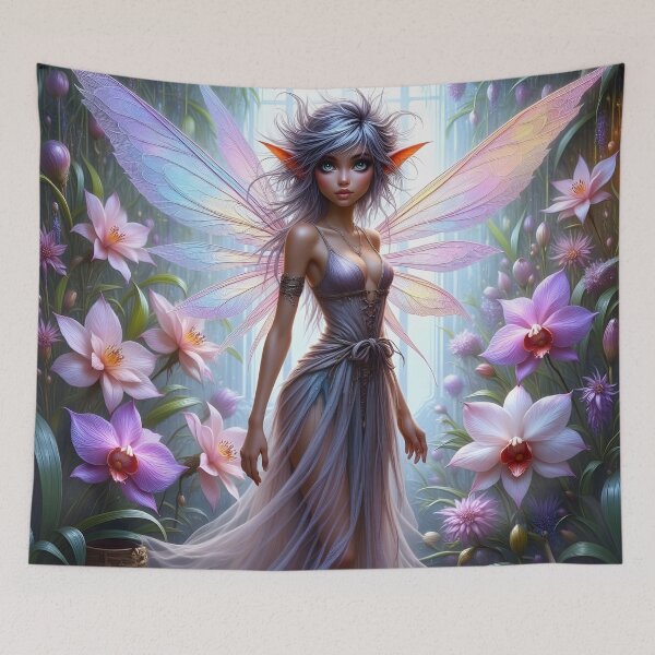 Item preview, Pretty Pixie in Orchid Forest designed and sold by ACuriousshoppe.