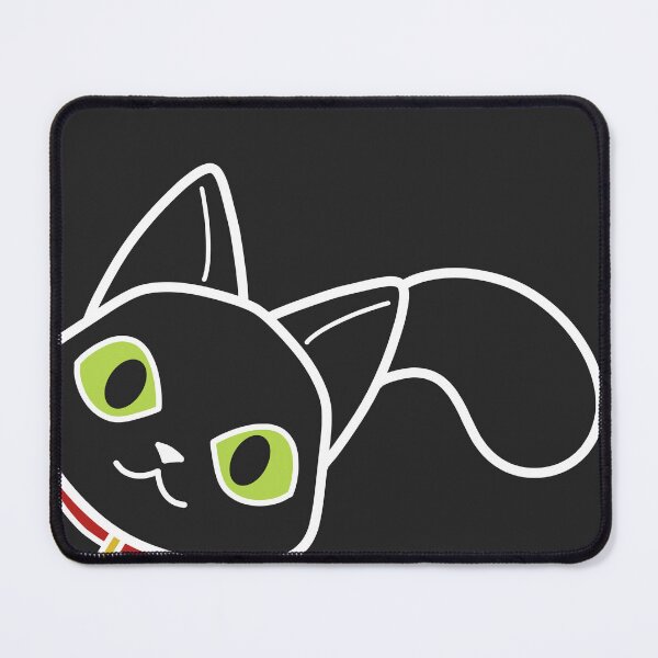 Item preview, Simple Peeking Black Coeurl Kitten designed and sold by Gremlin Mode.