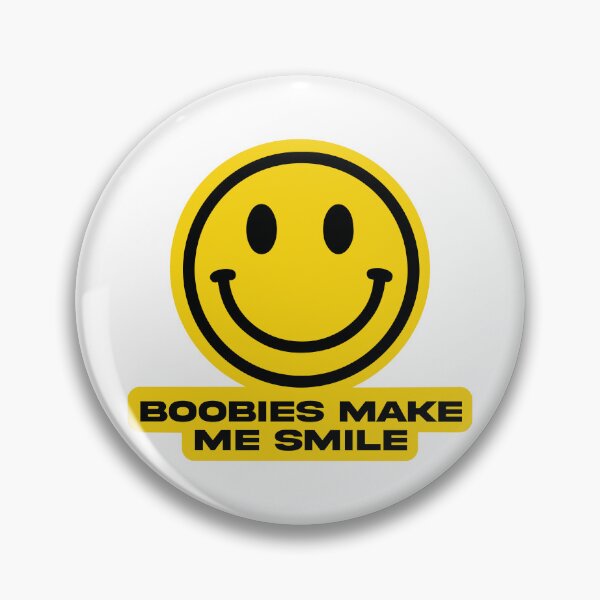 Item preview, Boobies Make Me Smile designed and sold by the-craft-shop.