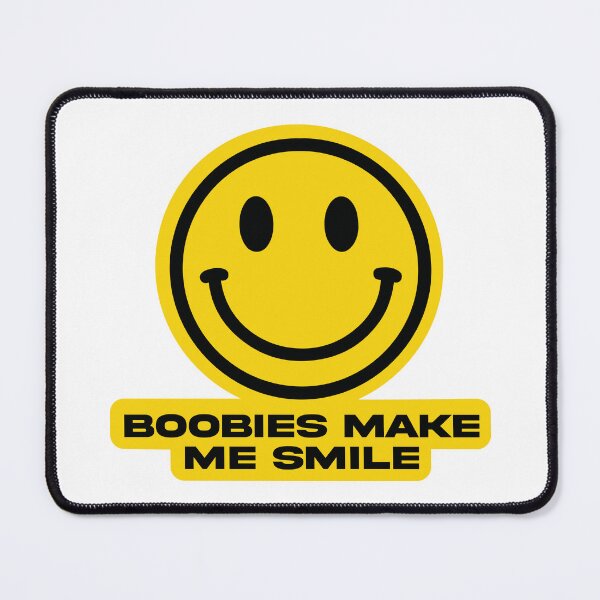 Item preview, Boobies Make Me Smile designed and sold by the-craft-shop.