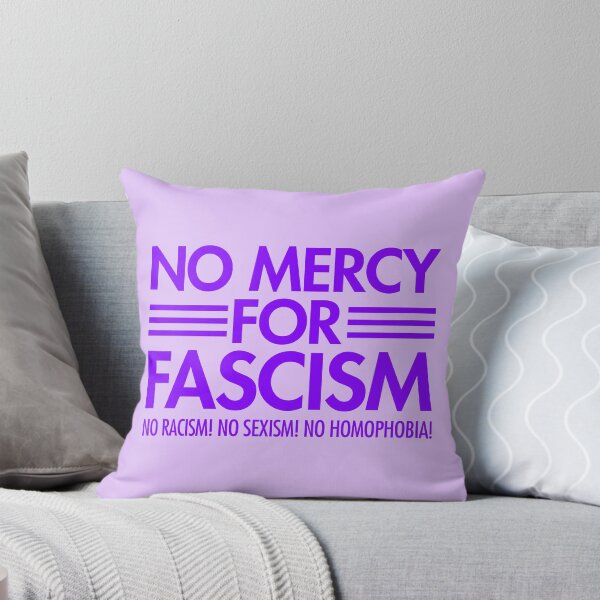 Item preview, NO MERCY FOR FASCISM - No Racism - No Sexism - No homophobia - purple 2 designed and sold by Thelittlelord.