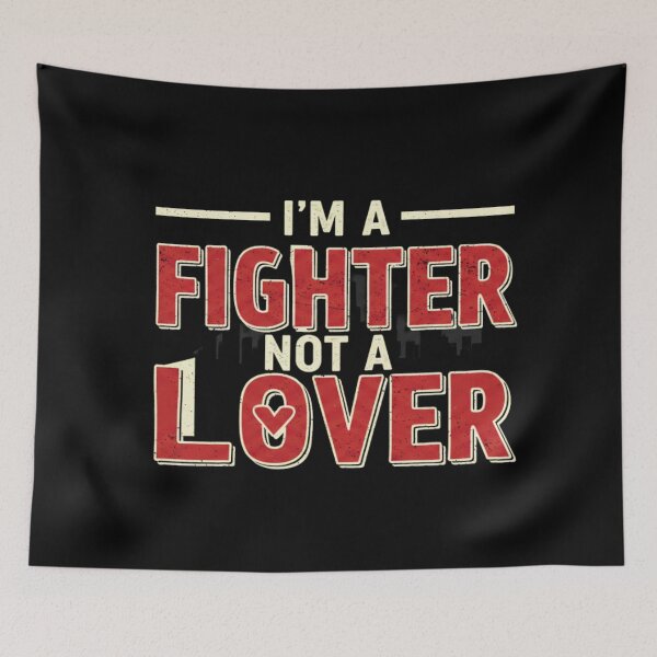 Item preview, i am a fighter not a lover designed and sold by FitEnvy.