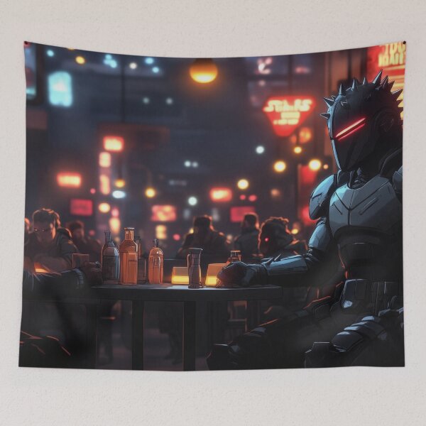 Item preview, Neon Nights in the Cantina  designed and sold by Carlos Monteiro.