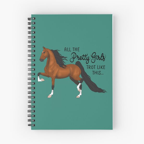 Item preview, Pretty Girls Trot Like This...Bay Saddlebred designed and sold by DappledMoon.