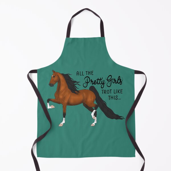 Item preview, Pretty Girls Trot Like This...Bay Saddlebred designed and sold by DappledMoon.