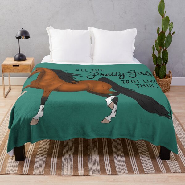 Item preview, Pretty Girls Trot Like This...Bay Saddlebred designed and sold by DappledMoon.
