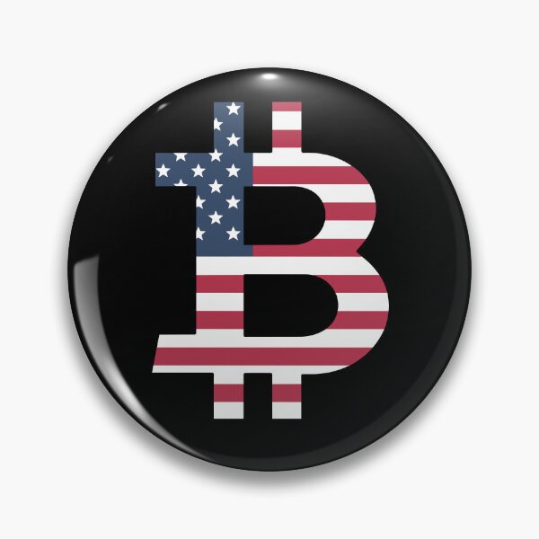 Item preview, Bitcoin with American Flag Design designed and sold by Serbin.