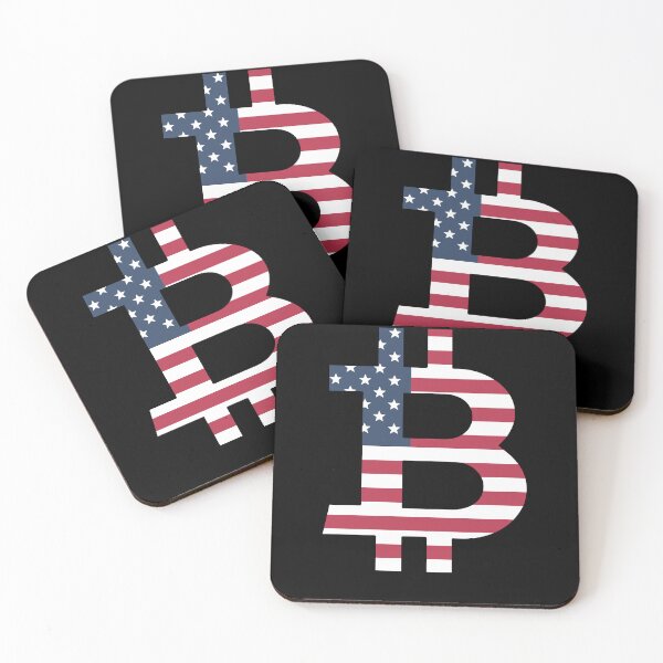 Item preview, Bitcoin with American Flag Design designed and sold by Serbin.