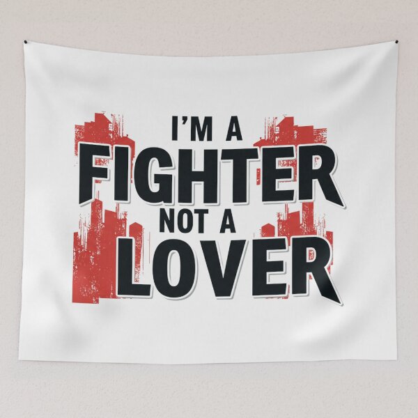 Item preview,  i am a fighter not a lover designed and sold by FitEnvy.