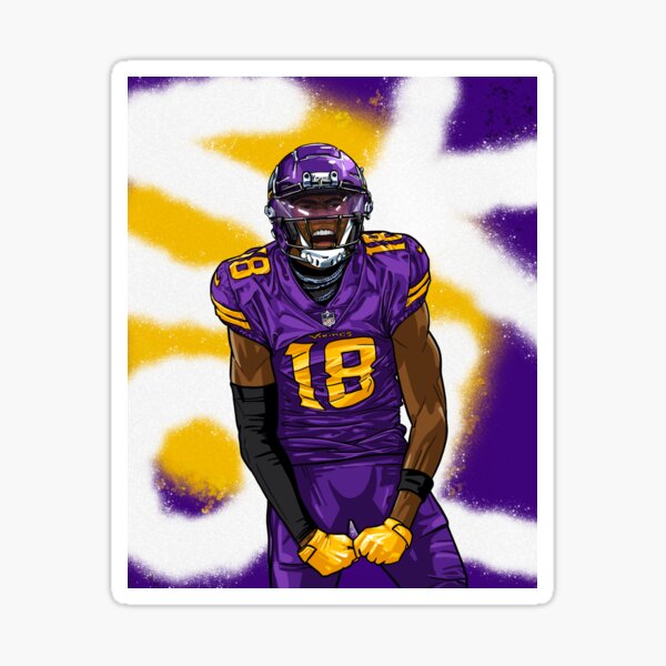Item preview, Justin Jefferson Vikings Skol designed and sold by bmartindesigns.