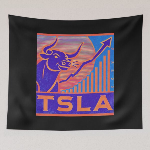 Item preview, tsla stock designed and sold by TEEJAMBOREE.