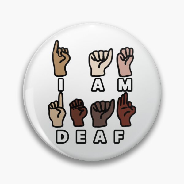 Item preview, I am deaf designed and sold by Artistkhg.