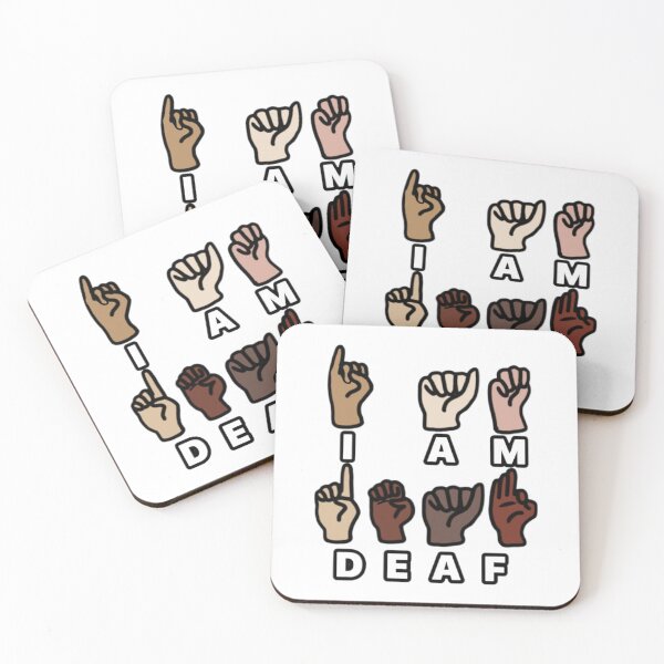 Item preview, I am deaf designed and sold by Artistkhg.