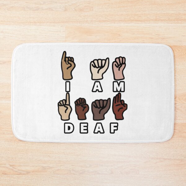 Item preview, I am deaf designed and sold by Artistkhg.