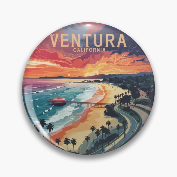 Item preview, Ventura, California - Scenic Sunset Coastline designed and sold by CircinusStore.