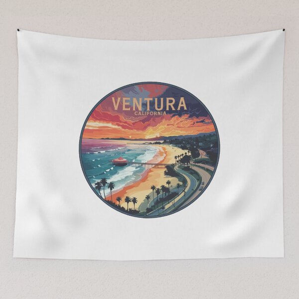 Item preview, Ventura, California - Scenic Sunset Coastline designed and sold by CircinusStore.