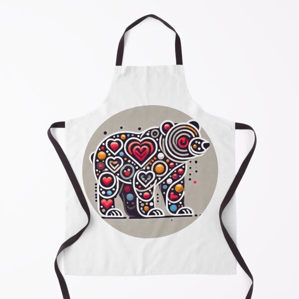 Item preview, Modern Heart Bear designed and sold by Mechanical-Artt.