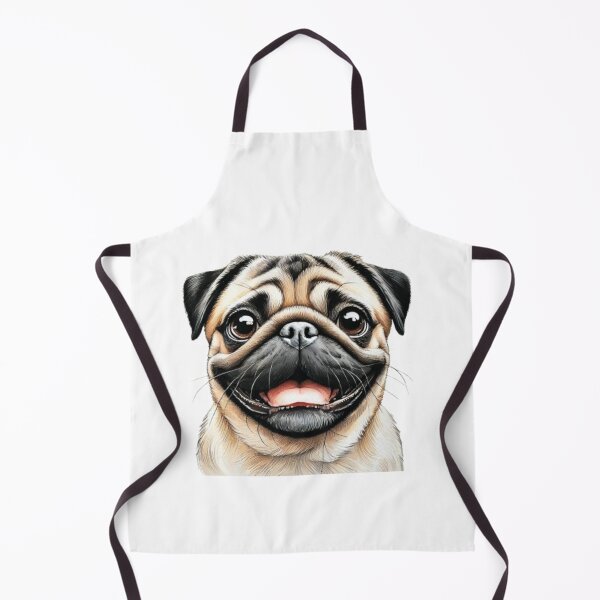 Item preview, Pug happy face dog designed and sold by Zarek-pixel-paws.
